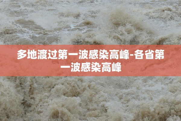 多地渡过第一波感染高峰-各省第一波感染高峰