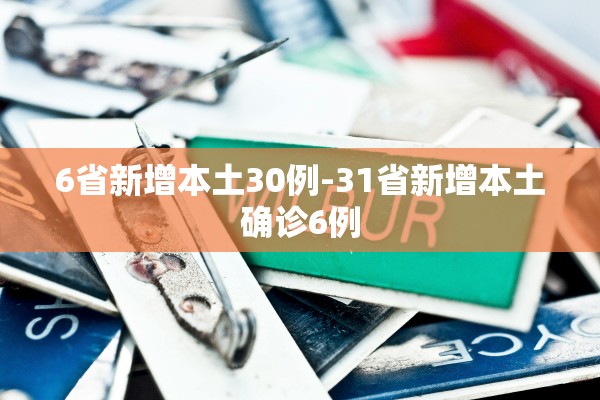 6省新增本土30例-31省新增本土确诊6例