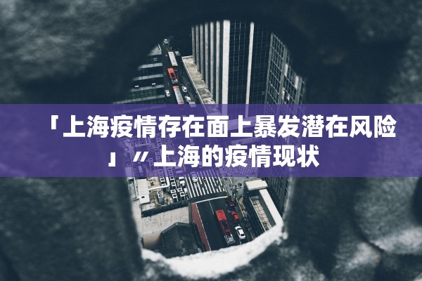 「上海疫情存在面上暴发潜在风险」〃上海的疫情现状