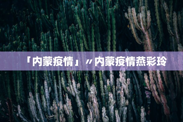 「内蒙疫情」〃内蒙疫情燕彩玲