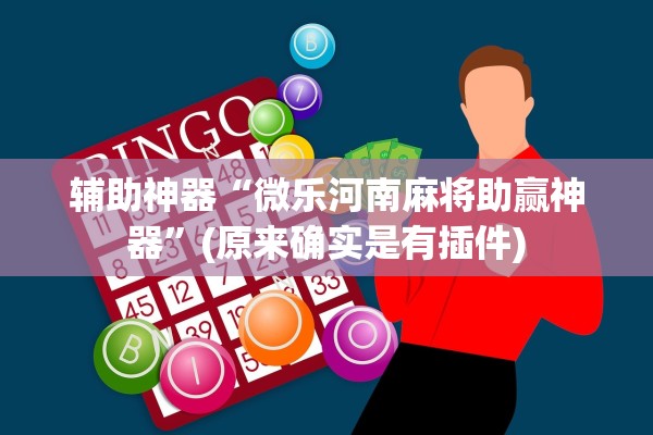 辅助神器“微乐河南麻将助赢神器”(原来确实是有插件)