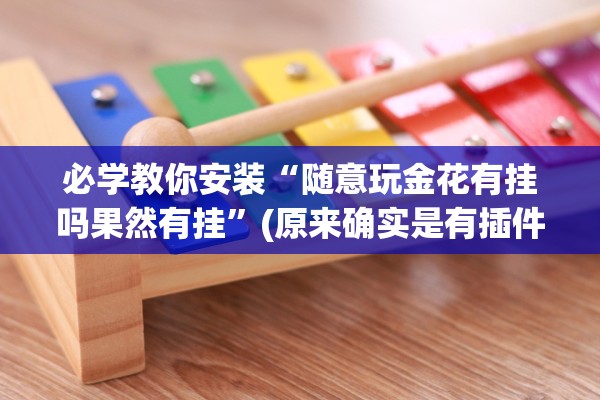 必学教你安装“随意玩金花有挂吗果然有挂”(原来确实是有插件) 