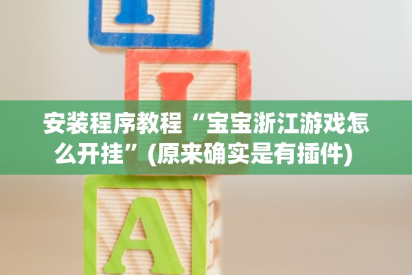 安装程序教程“宝宝浙江游戏怎么开挂	”(原来确实是有插件) 