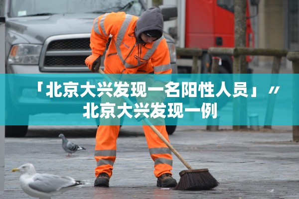 「北京大兴发现一名阳性人员」〃北京大兴发现一例