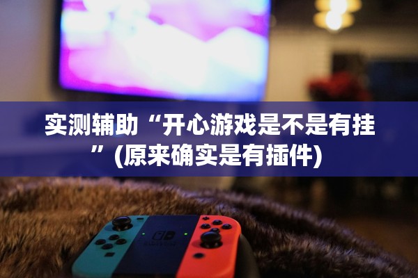实测辅助“开心游戏是不是有挂	”(原来确实是有插件) 