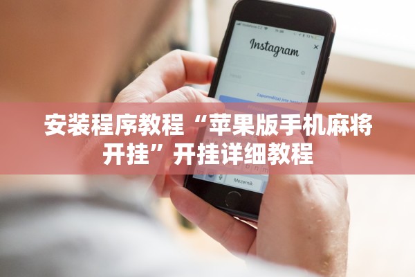 安装程序教程“苹果版手机麻将开挂”开挂详细教程