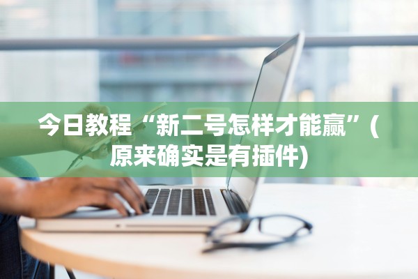 今日教程“新二号怎样才能赢”(原来确实是有插件)