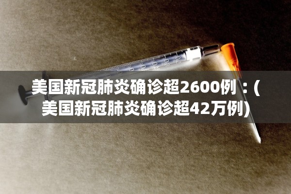 美国新冠肺炎确诊超2600例︰(美国新冠肺炎确诊超42万例)