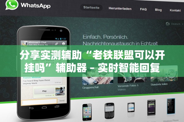 分享实测辅助“老铁联盟可以开挂吗”辅助器 – 实时智能回复