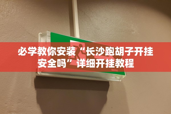 必学教你安装“长沙跑胡子开挂安全吗”详细开挂教程