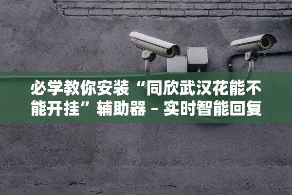 必学教你安装“同欣武汉花能不能开挂”辅助器 – 实时智能回复