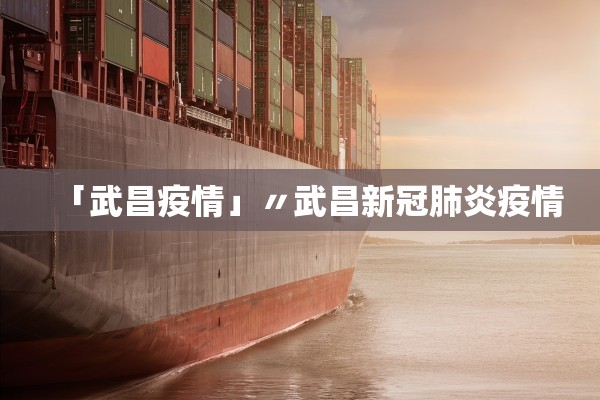 「武昌疫情」〃武昌新冠肺炎疫情 「武昌疫情」〃武昌新冠肺炎疫情
