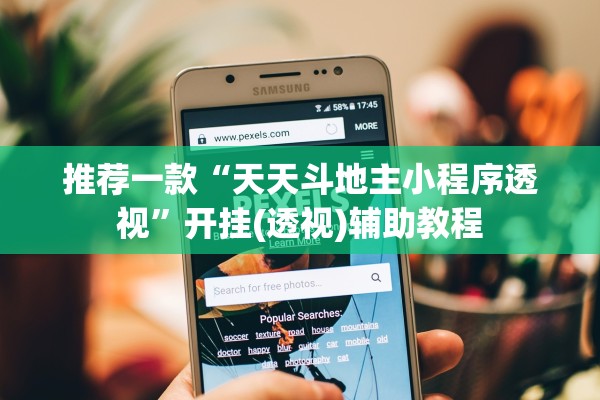 推荐一款“天天斗地主小程序透视”开挂(透视)辅助教程