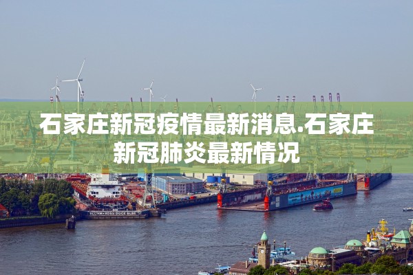 石家庄新冠疫情最新消息.石家庄新冠肺炎最新情况