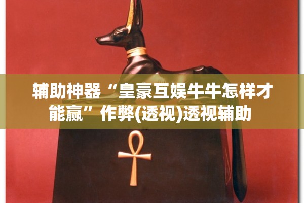 辅助神器“皇豪互娱牛牛怎样才能赢	”作弊(透视)透视辅助 