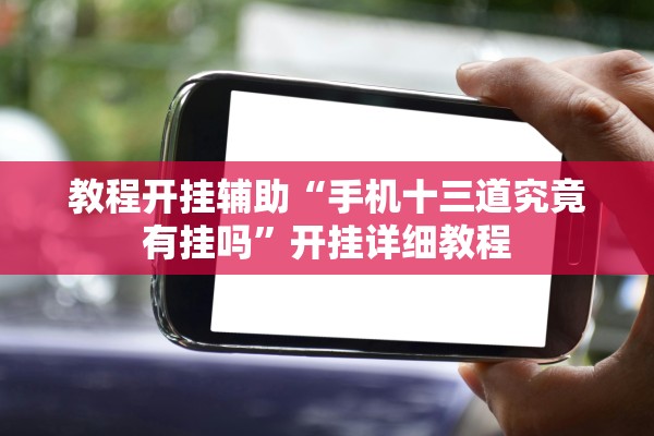 教程开挂辅助“手机十三道究竟有挂吗”开挂详细教程