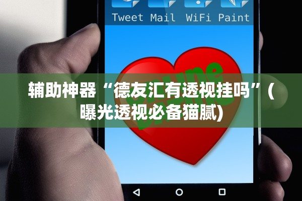 辅助神器“德友汇有透视挂吗”(曝光透视必备猫腻)