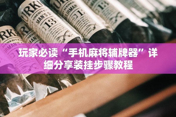 玩家必读“手机麻将辅牌器”详细分享装挂步骤教程